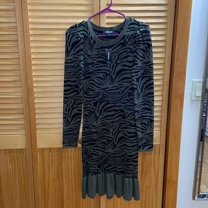 Zebra print dress